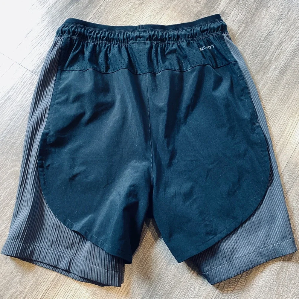 Jordan Mens Dri-FIT Sport 2-in-1‎ Training Shorts Black DZ0573-010 Medium Slim F